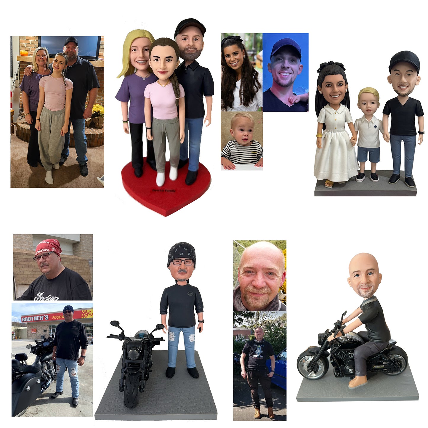 Custom Bobblehead Kids,Custom Personalized Unique Handmade, Custom Bobblehead of Child