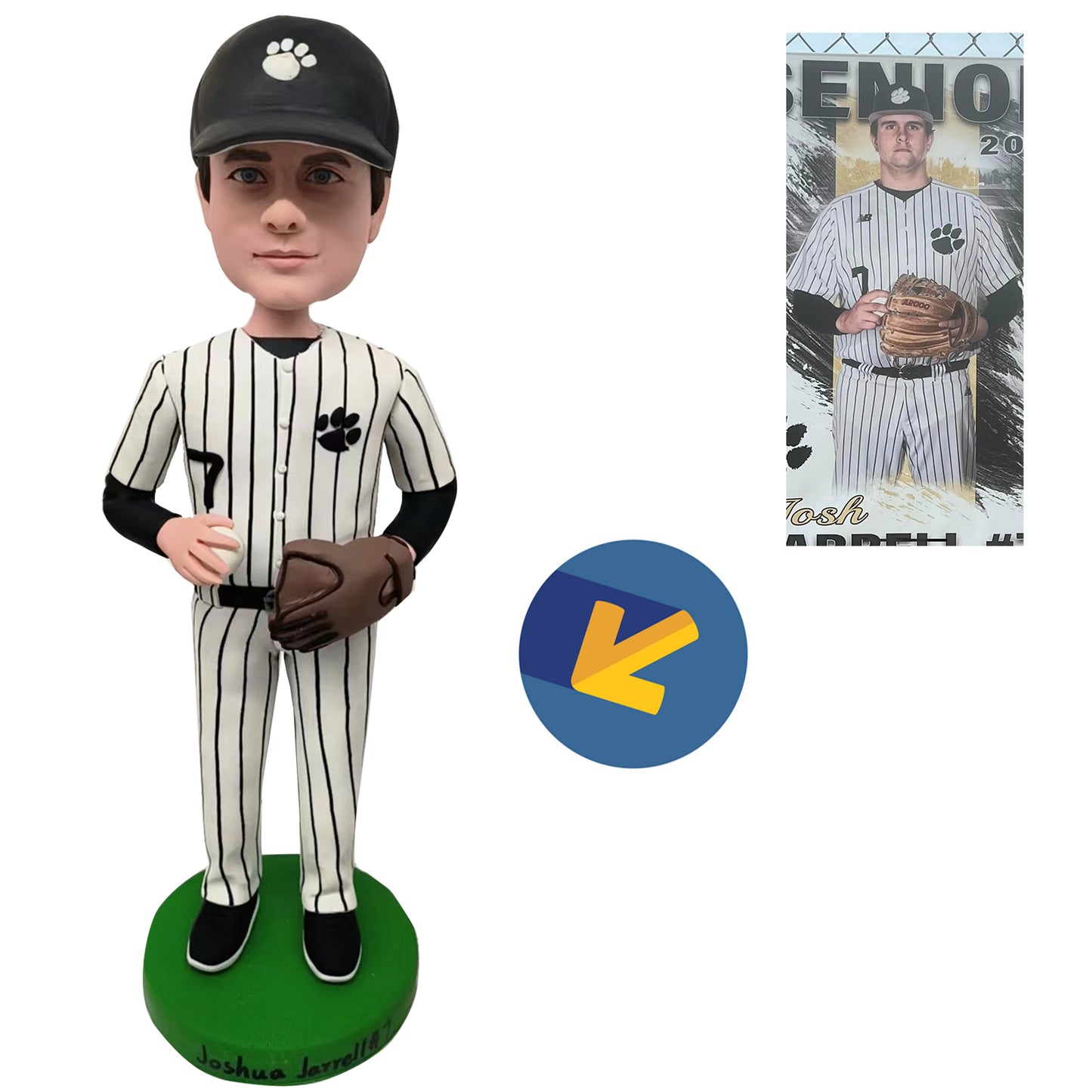 Custom Bobblehead Kids Sports - Girl or Boy, Custom Bobbleheads from Photo, Custom Bobble Heads for Adults
