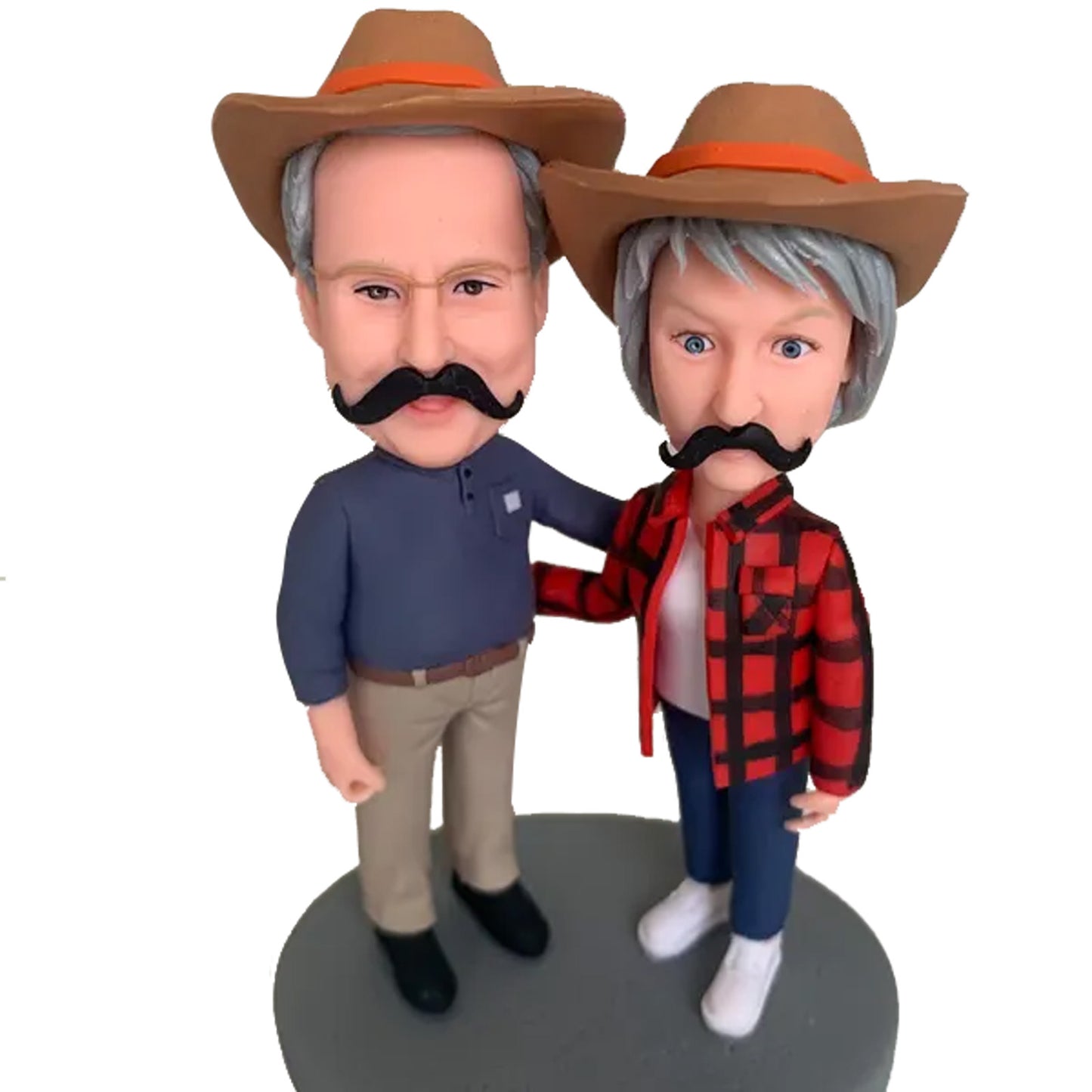 Personalized Fully Custom Made Figure Bobblehead from Your photos, Custom Bobblehead Double
