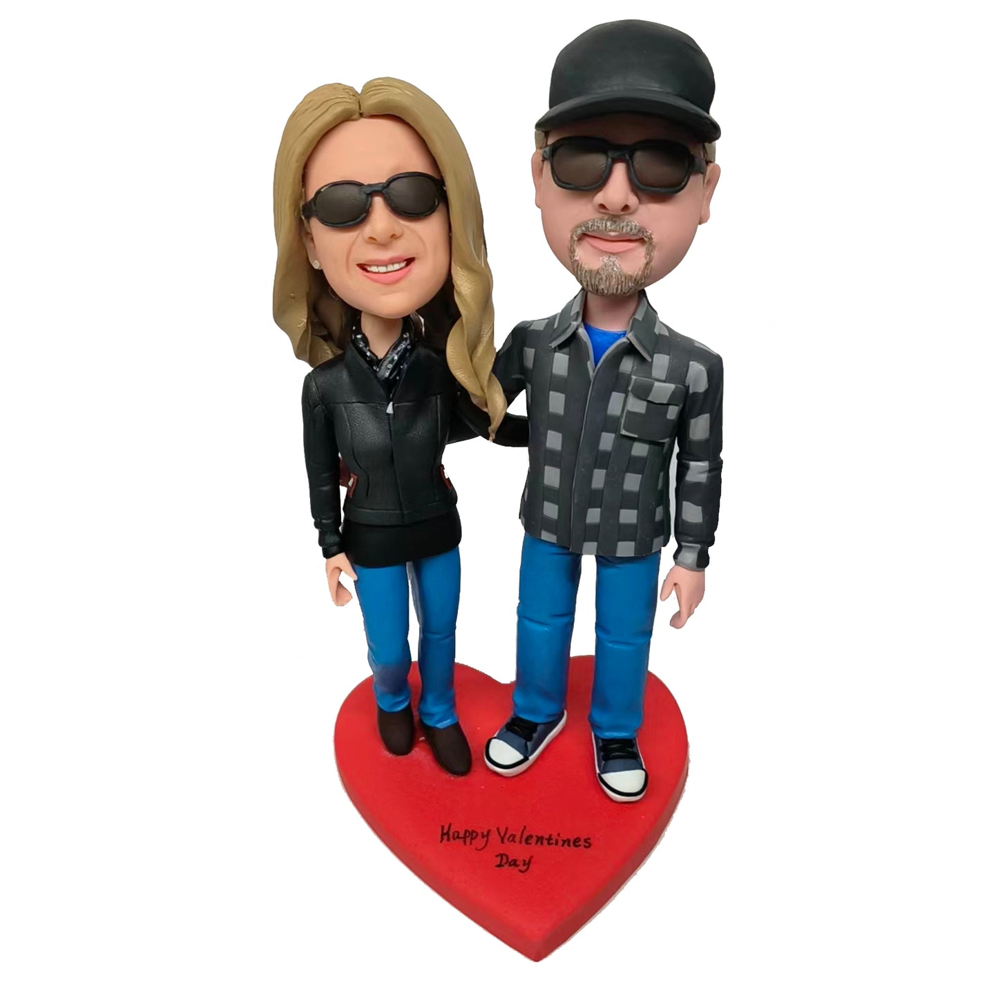 Custom Bobble Head Family,Couple Memories with Helgee !