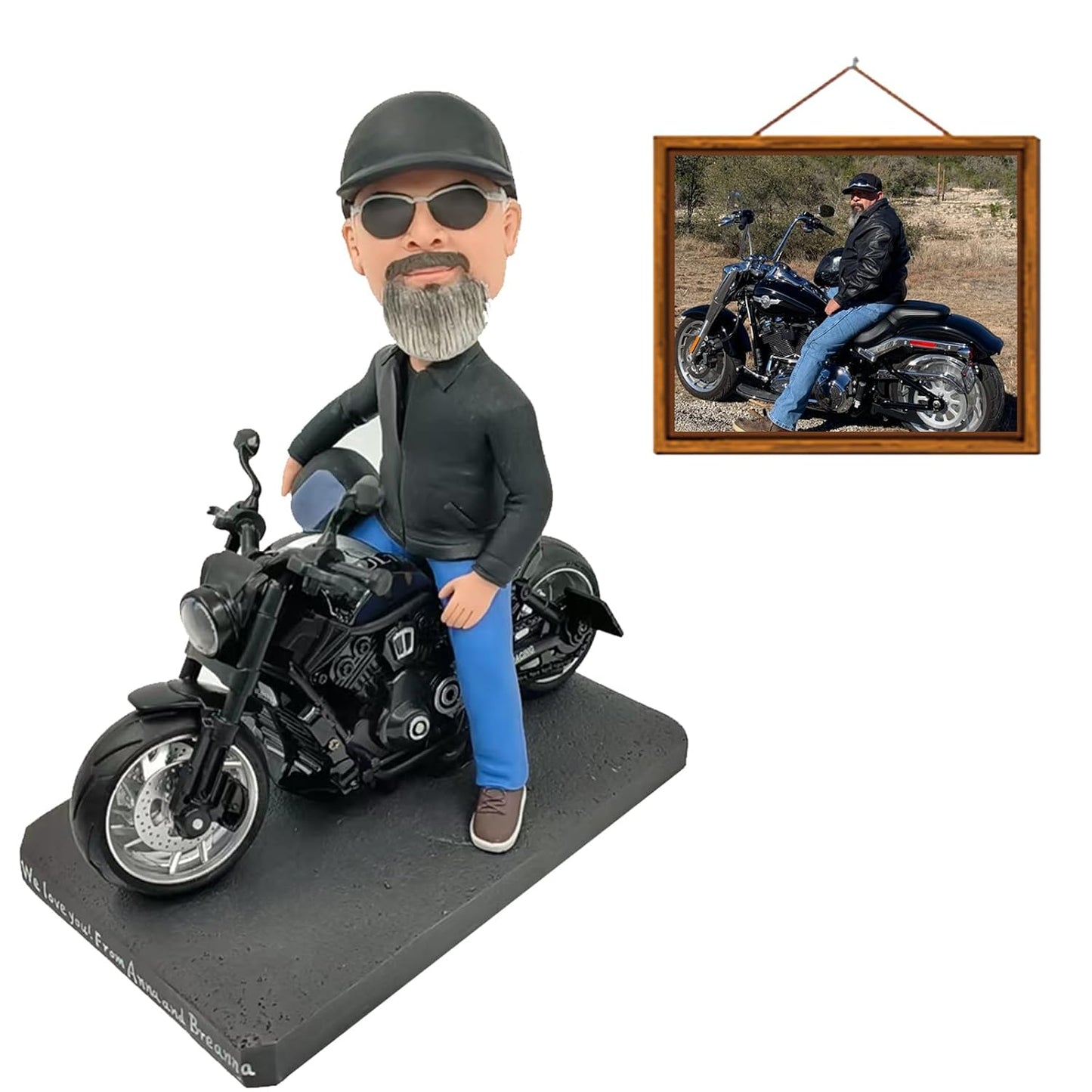 BobbleHeads Figurine Customized Doll, Motorcycle Riders, Custom Bobblehead Motorcycle