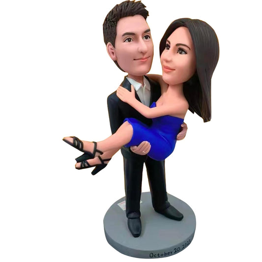 Wedding Bobblehead Customized, Custom Bobbleheads Couples from Photo, Personalized Wedding Gifts for Couple