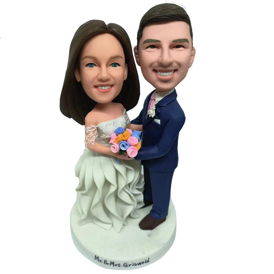 Wedding Bobblehead Customized - Personalized from Photo | Helgee