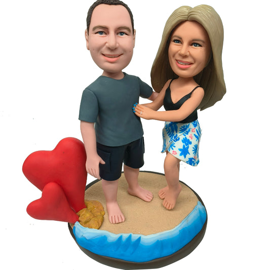 Customized Bobblehead Couple - Unique Handcrafted Figurines for Sale | Helgee