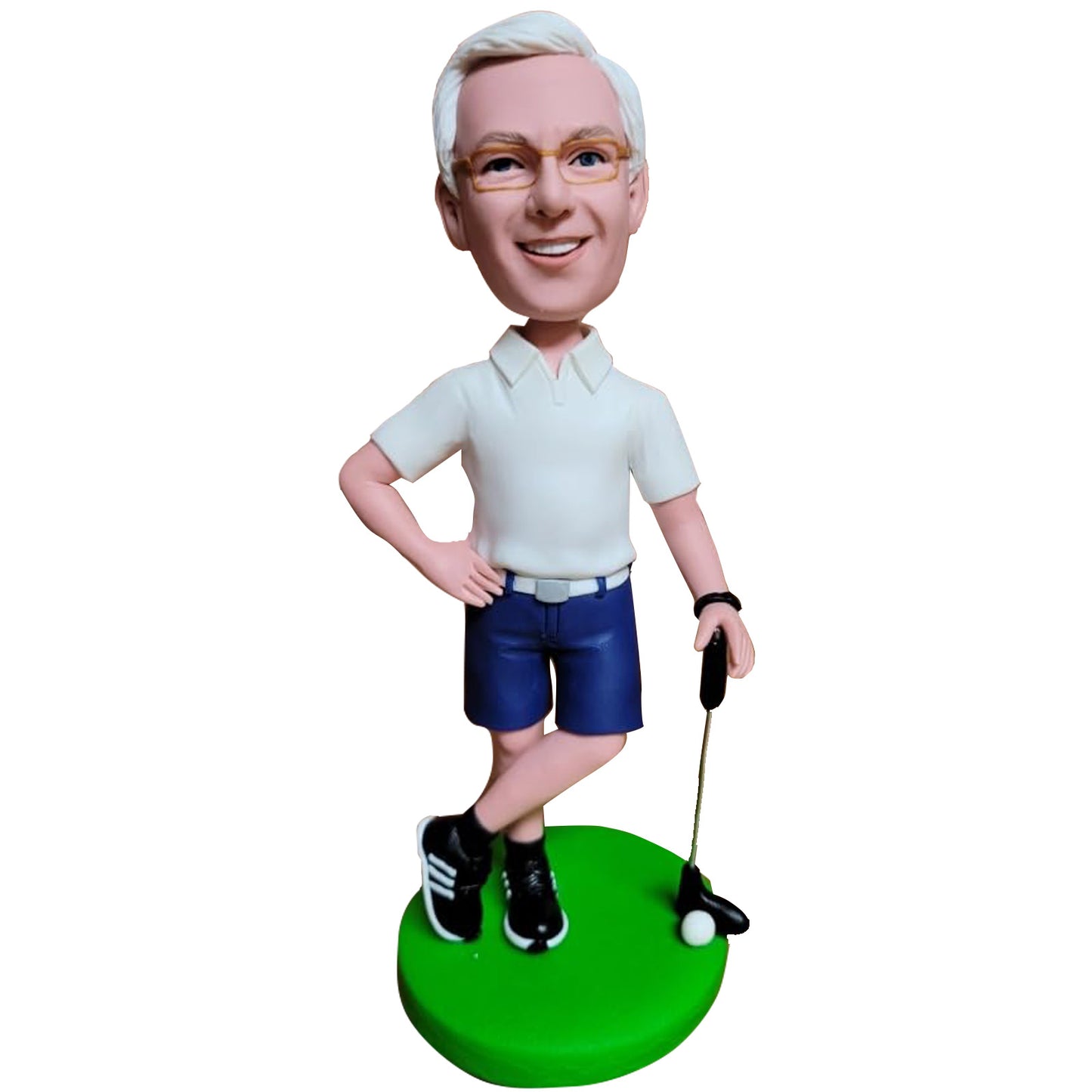 Custom Bobblehead Golf for Golfers from your photos, Golf Bobbleheads Customized