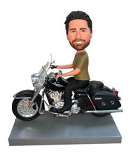 BobbleHeads Figurine Customized Doll Motorcycle, Custom Bobblehead Motorcycle