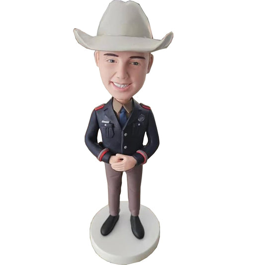 Custom Bobblehead Police Custom Bobblehead base on your photo Doll, Custom Bobblehead Police