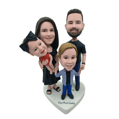 Custom Bobblehead Baby & Family Sets – Personalized Figurines | Helgee