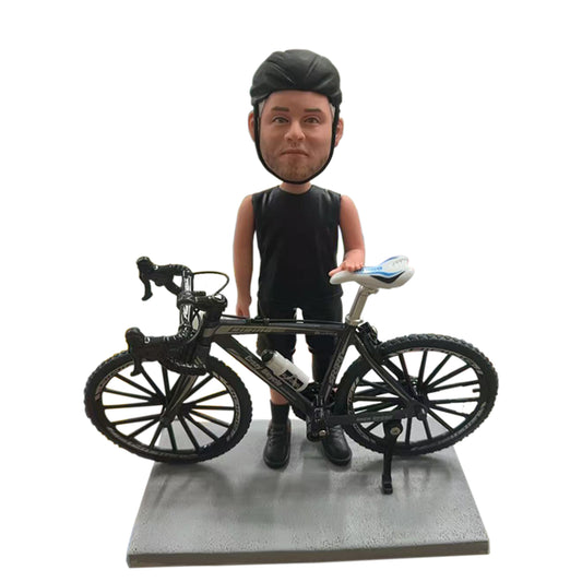 Custom Bobblehead Biker & Bobbleheads Customized Sports – Ride, Play, and Display with Helgee!