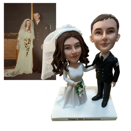 Custom Bobblehead Wedding – Personalized Cake Toppers & Gifts | Helgee