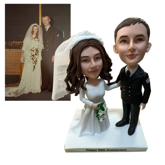 Custom Bobblehead for Couple – Personalized Figurines from Photos | Helgee