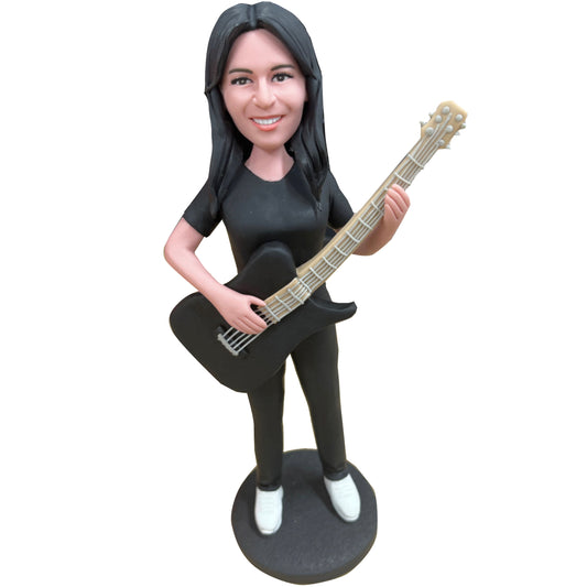 Custom Bobblehead Guitar & Custom Bobblehead with Guitar – Guitar Player Bobbleheads Customize | Helgee