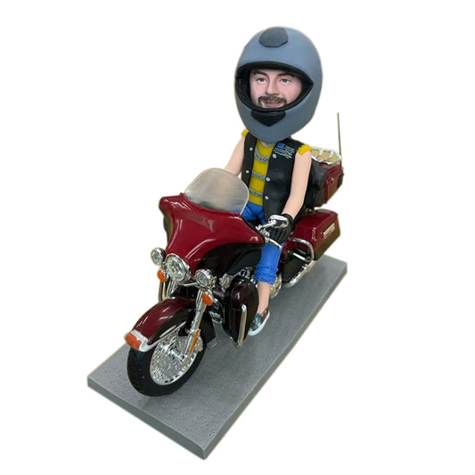 Custom Motorcycle Bobblehead & Personalized Couple Bobbleheads | Helgee