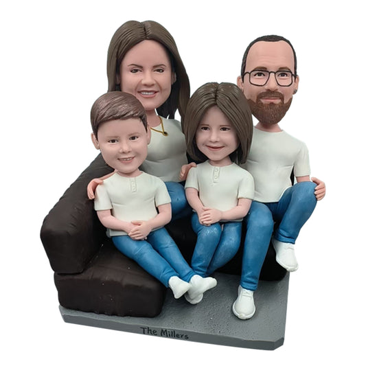 Custom Bobblehead 2 Kids & Family Sets – Affordable Personalized Dolls | Helgee