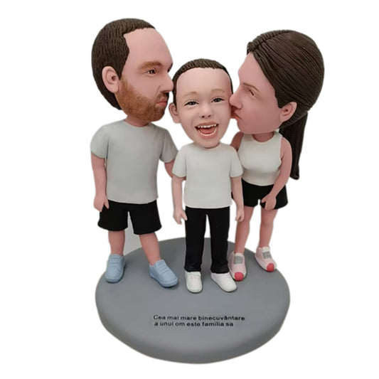 Custom Bobblehead of Child & Family Sets – Handcrafted Keepsakes | Helgee