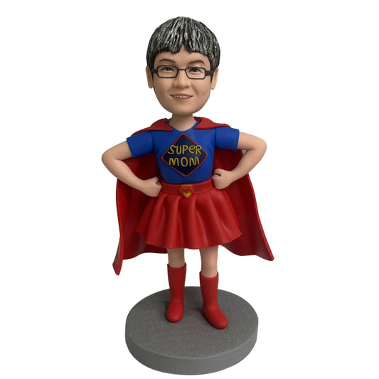 Custom Bobblehead Super Hero & Custom Bobblehead Super Woman – Unleash Your Inner Legend with Helgee!
