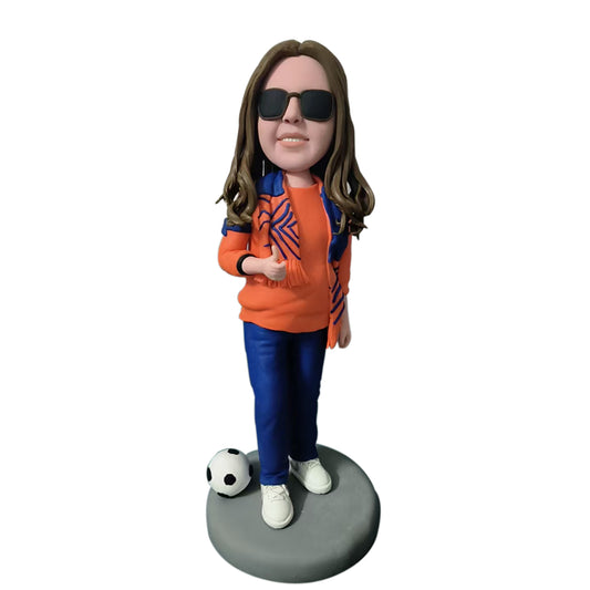 Custom Bobblehead Woman – Find "Bobble Head Custom Near Me" Online with Helgee!