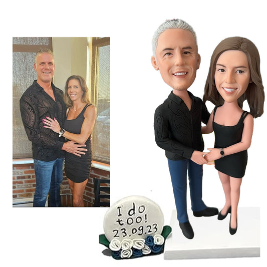 Personalized Bobblehead from Picture & Wedding Bobblehead Customized – Cherish Love with Helgee!